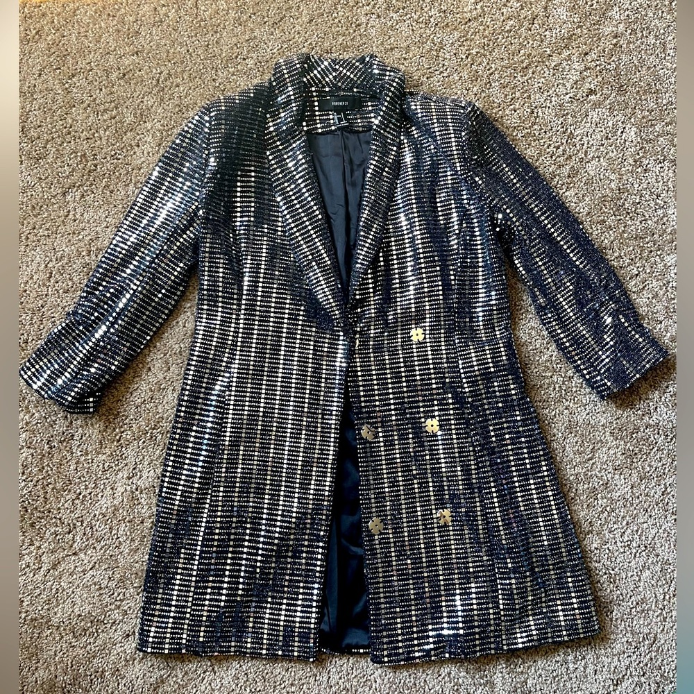 Forever 21 large disco style blazer